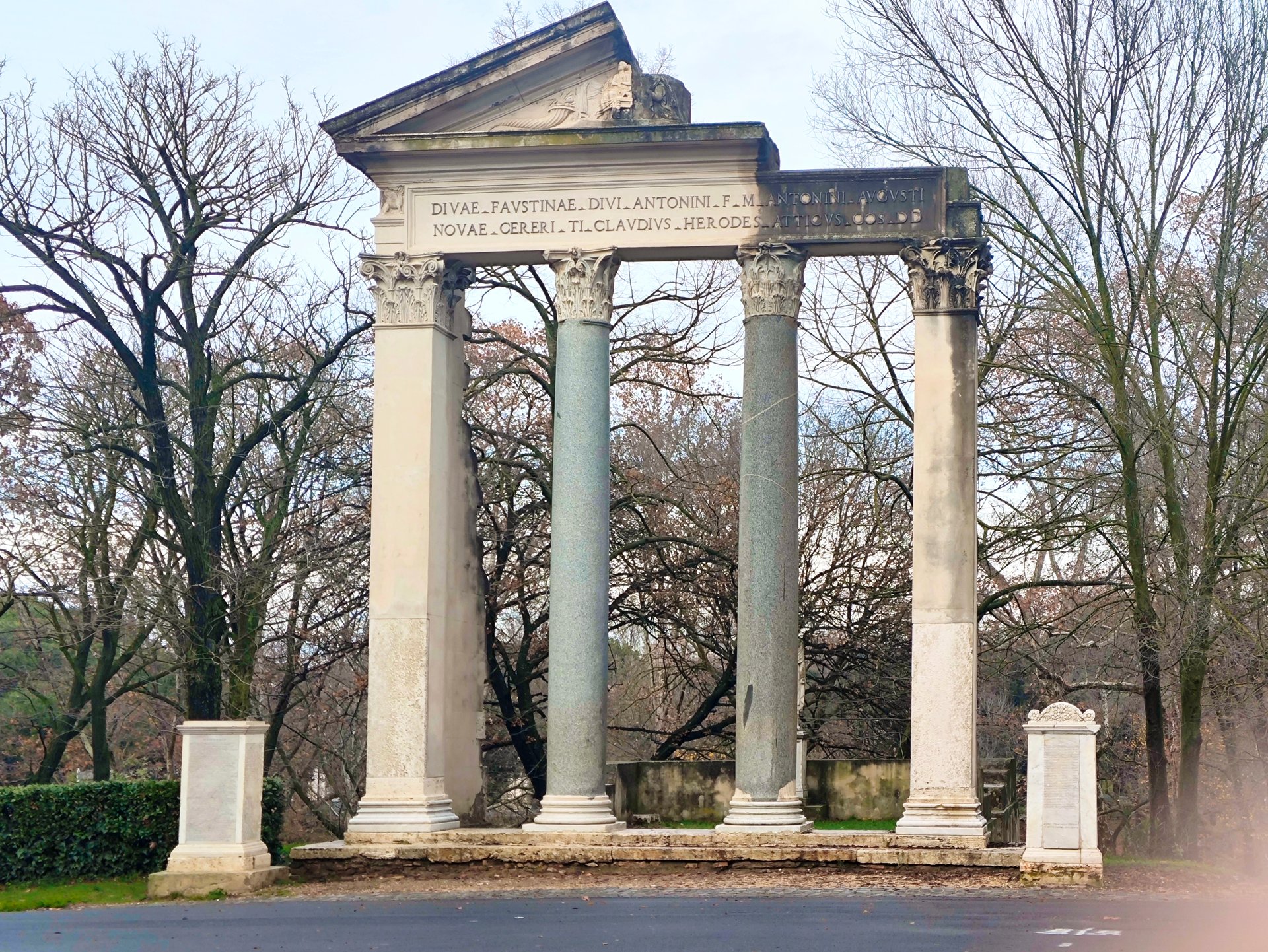 Antoninus and Faustina located within Villa Borghese