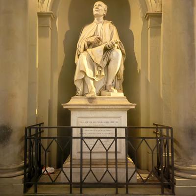 Brunelleschi looking up at his own dome
