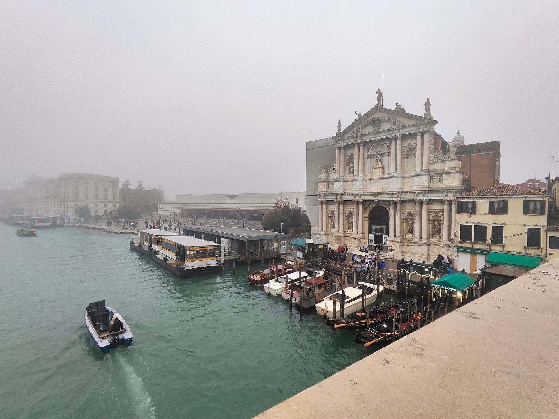 The bridge outside Santa Lucia, six minutes after the train