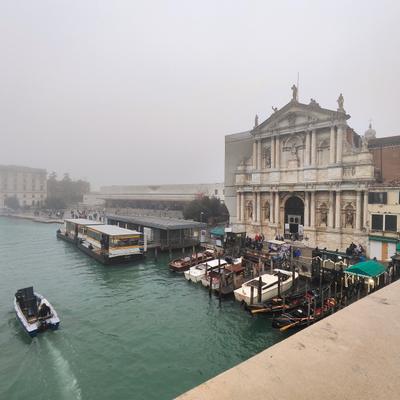 The bridge outside Santa Lucia, six minutes after the train
