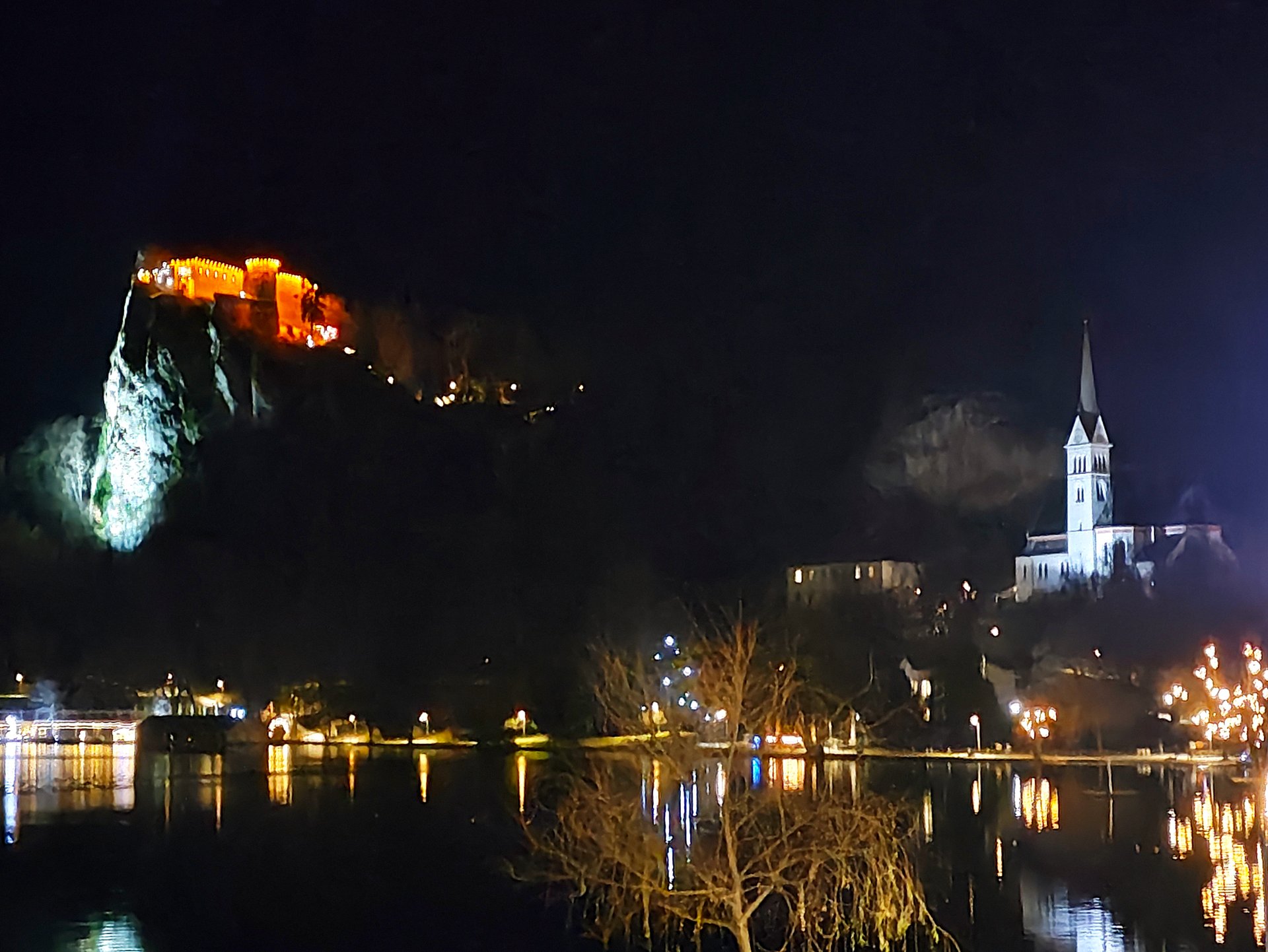 First time at Lake Bled in December