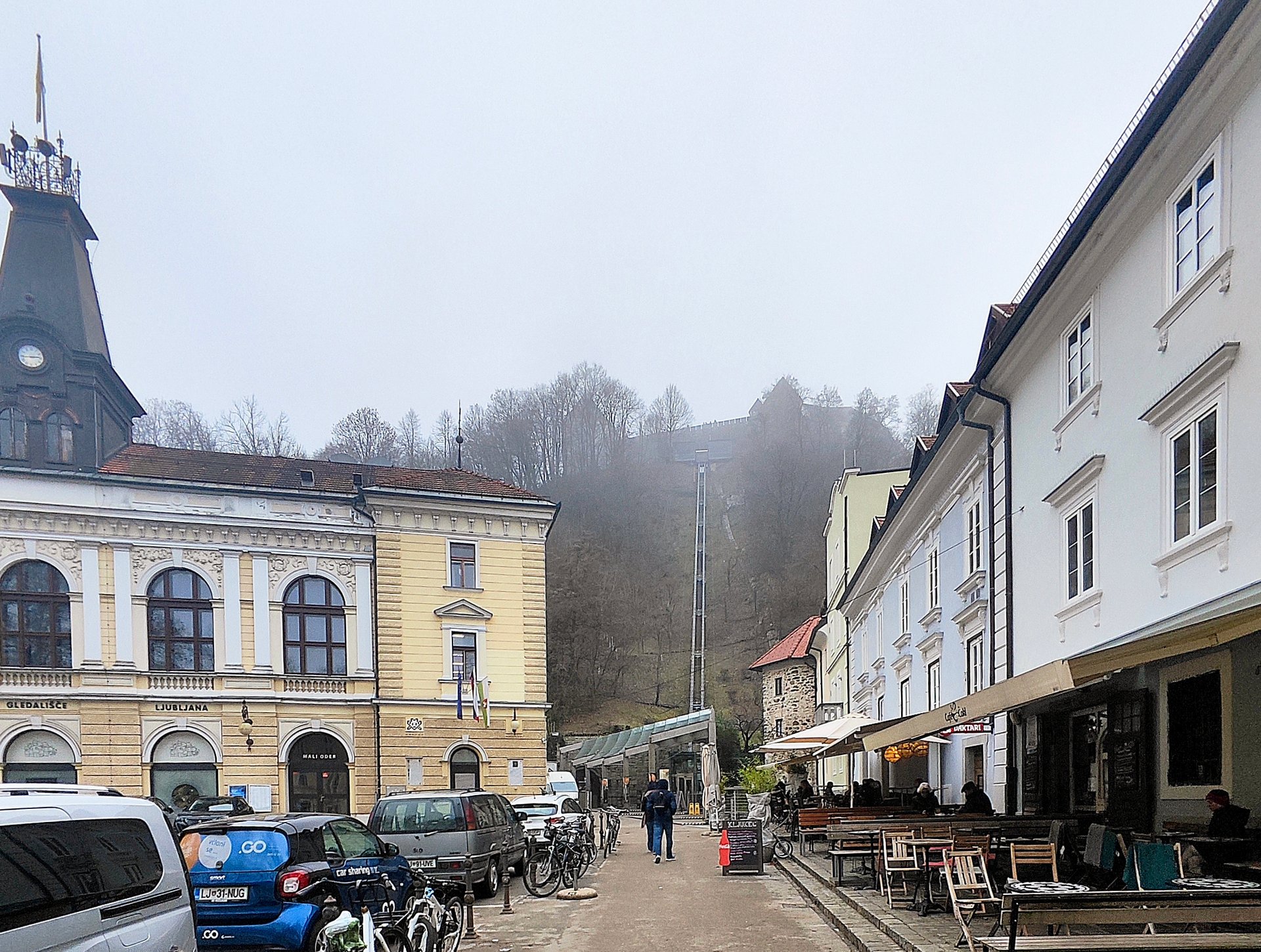 Upper Funicular Station To Ljubljana Castle