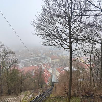 Upper Funicular Station To Ljubljana Castle