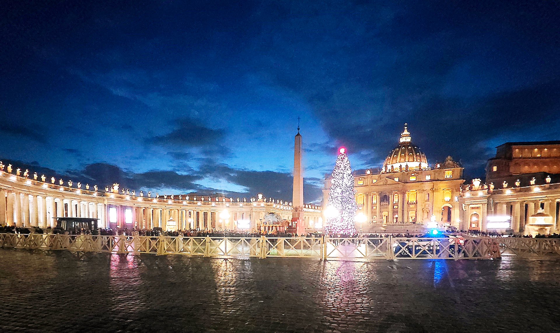 Christmas celebrations in St. Peter's Square at the Vatican