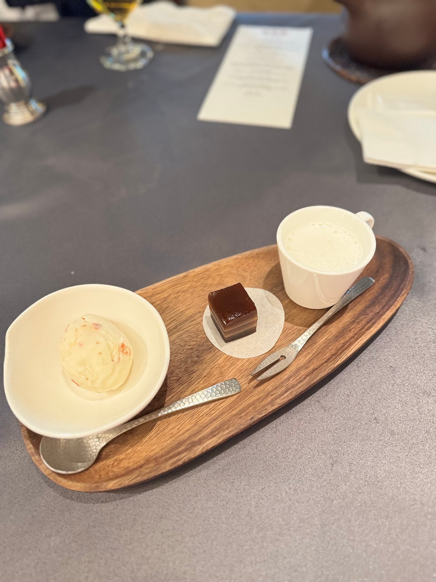 Nice curated lunch menu