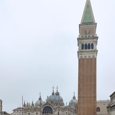 Piazza San Marco under an overcast sky