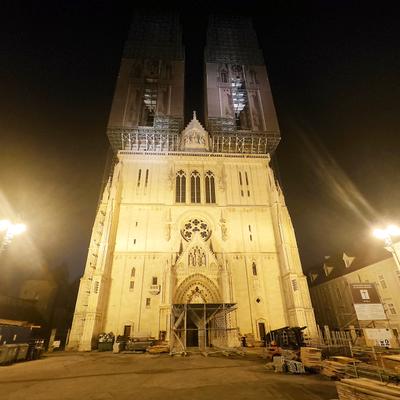 Zagreb Cathedral entry blocked for restoration works