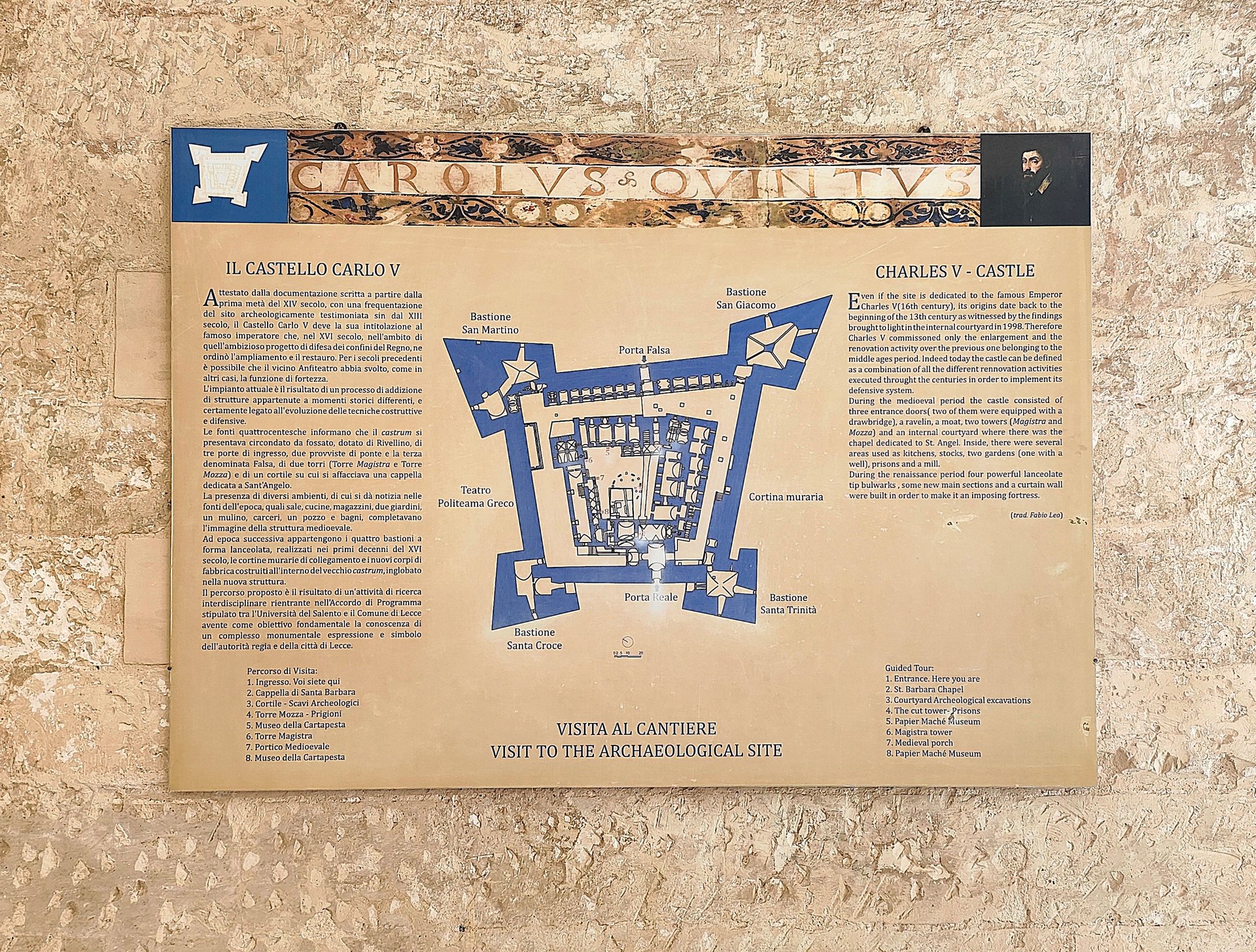 Exploring the Fortress in Lecce: Castello Carlo V
