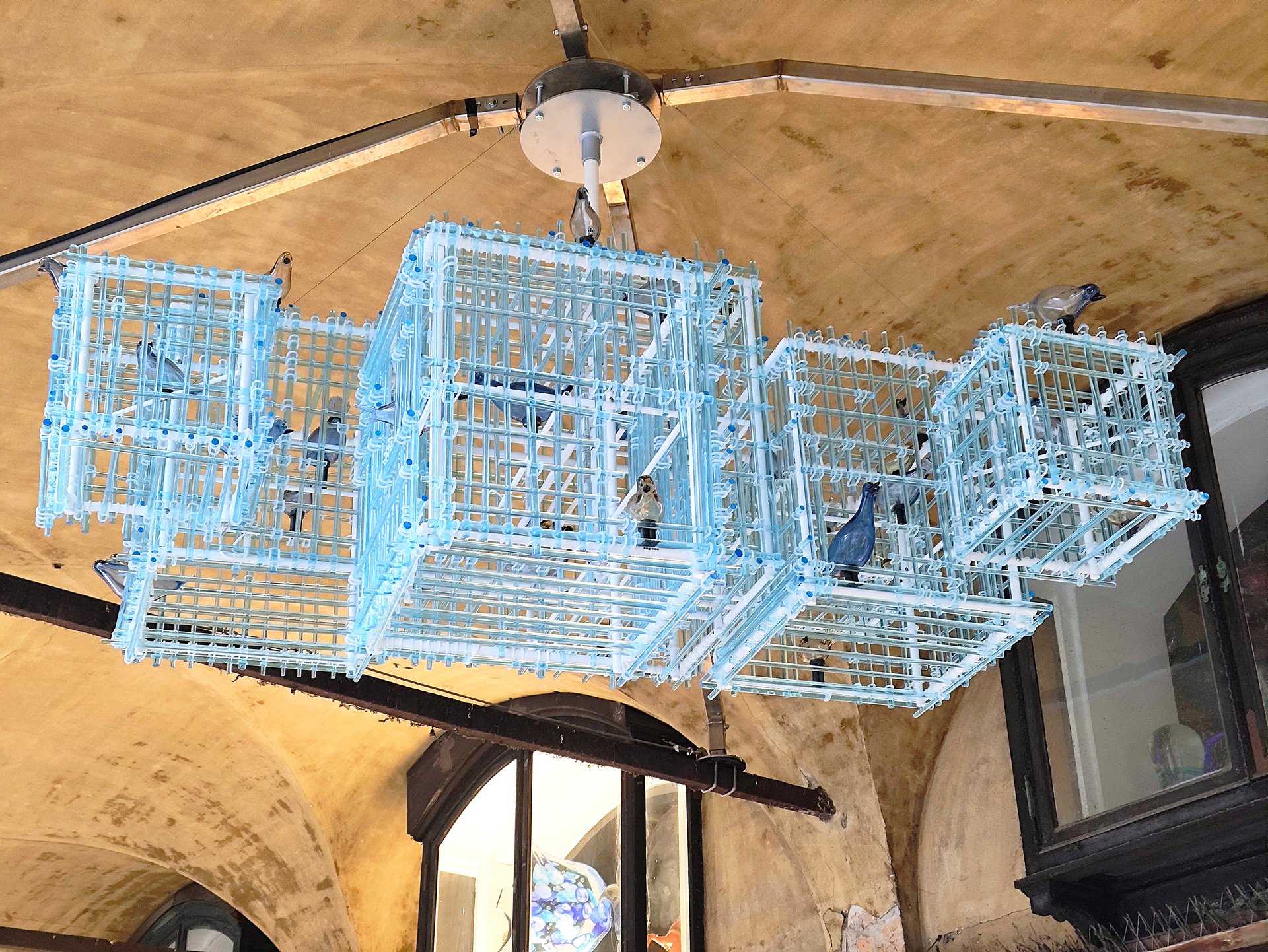 Light displays during Murano Illumina il Mondo 2025