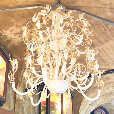 Light displays during Murano Illumina il Mondo 2025