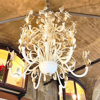 Light displays during Murano Illumina il Mondo 2025