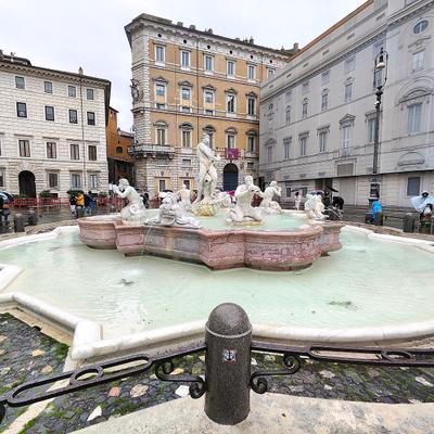 Fountain of the Moor at the southern end of Piazza Navona