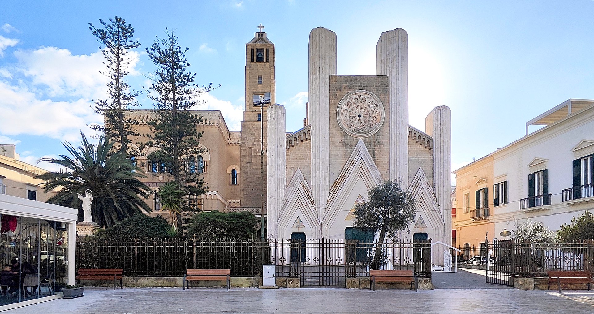 A Striking Silhouette on Corso Roma: Church of the Sacred Heart of Jesus